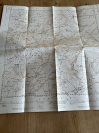 FRIDAYTHORPE Ordnance Survey 1:25000 First Series 1953 SE85 Warter