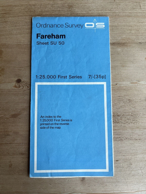 FAREHAM Ordnance Survey First Series Sheet SU50 1:25,000 1961 Alverstoke