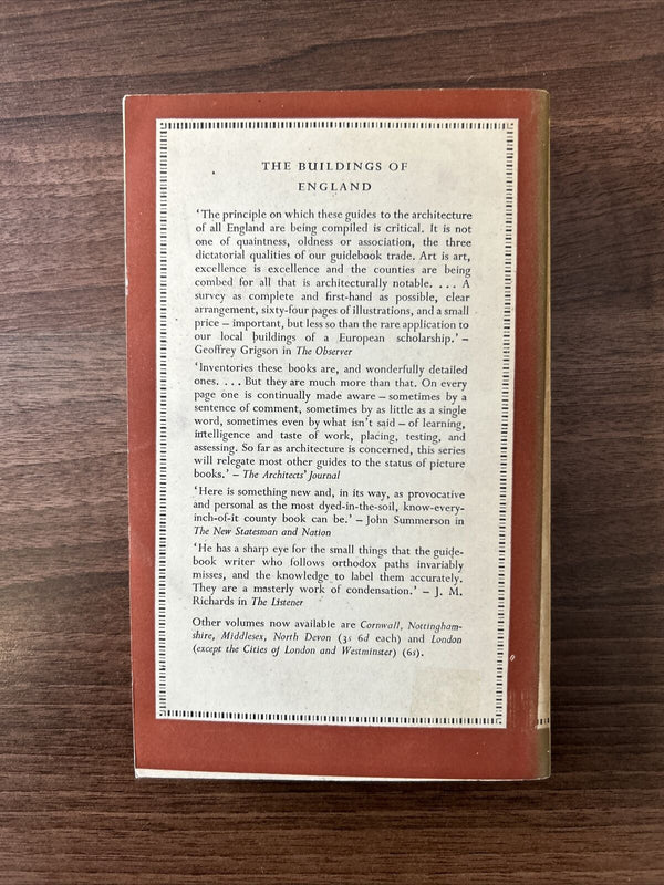 SOUTH DEVON Penguin Buildings of England BE5 1952 PEVSNER Many Photos