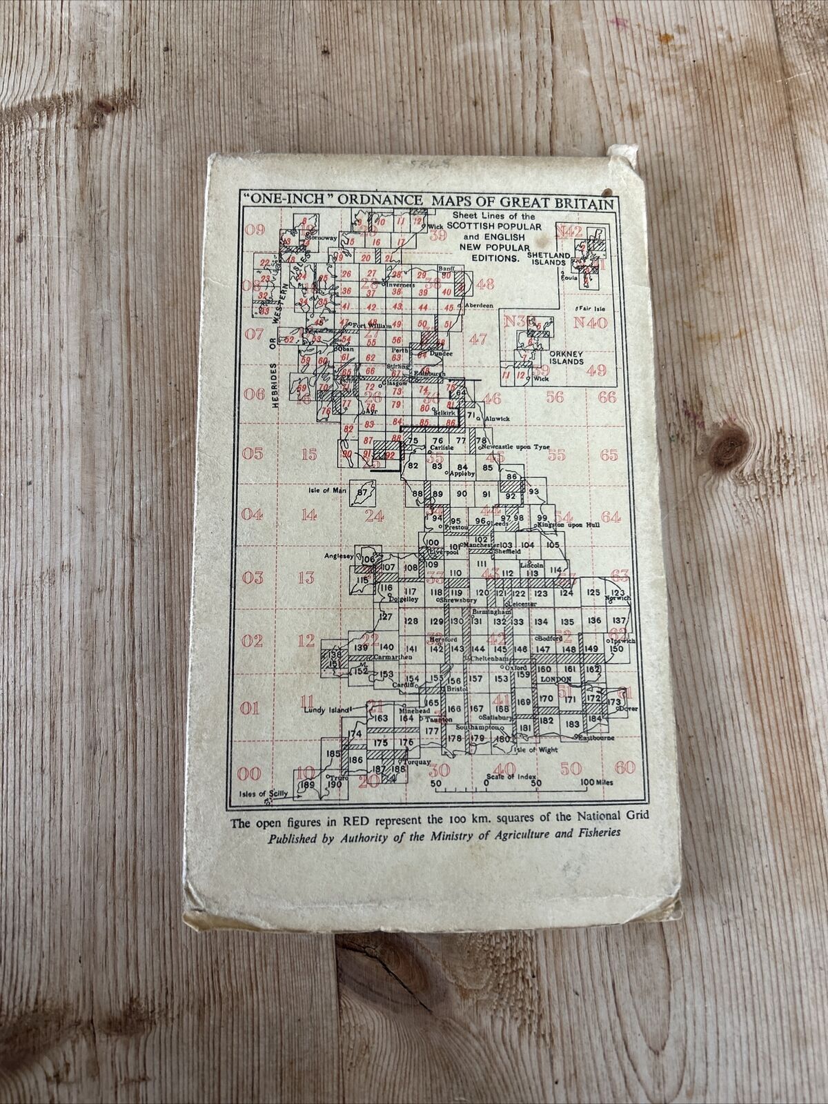 SWANSEA Ordnance Survey Cloth One Inch Map 1947 Sixth Edition Sheet 153 Maesteg