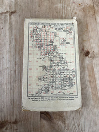 SWANSEA Ordnance Survey Cloth One Inch Map 1947 Sixth Edition Sheet 153 Maesteg