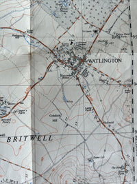 WATLINGTON Ordnance Survey 1:25,000 First Series 1959 Sheet SU69 Stadhampton
