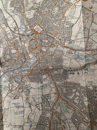 Maidstone - Ordnance Survey Sheet TQ 65/75 1:25000 2nd Series Kent Medway