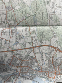 HATFIELD & CHESHUNT Pathfinder 1120 Ordnance Survey 1:25,000 1990 TL20/30