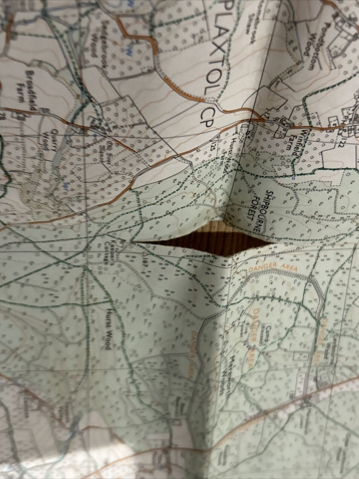 MAIDSTONE Ordnance Survey Second Series 1:25,000 Map TQ65/75 1975 Borough Green