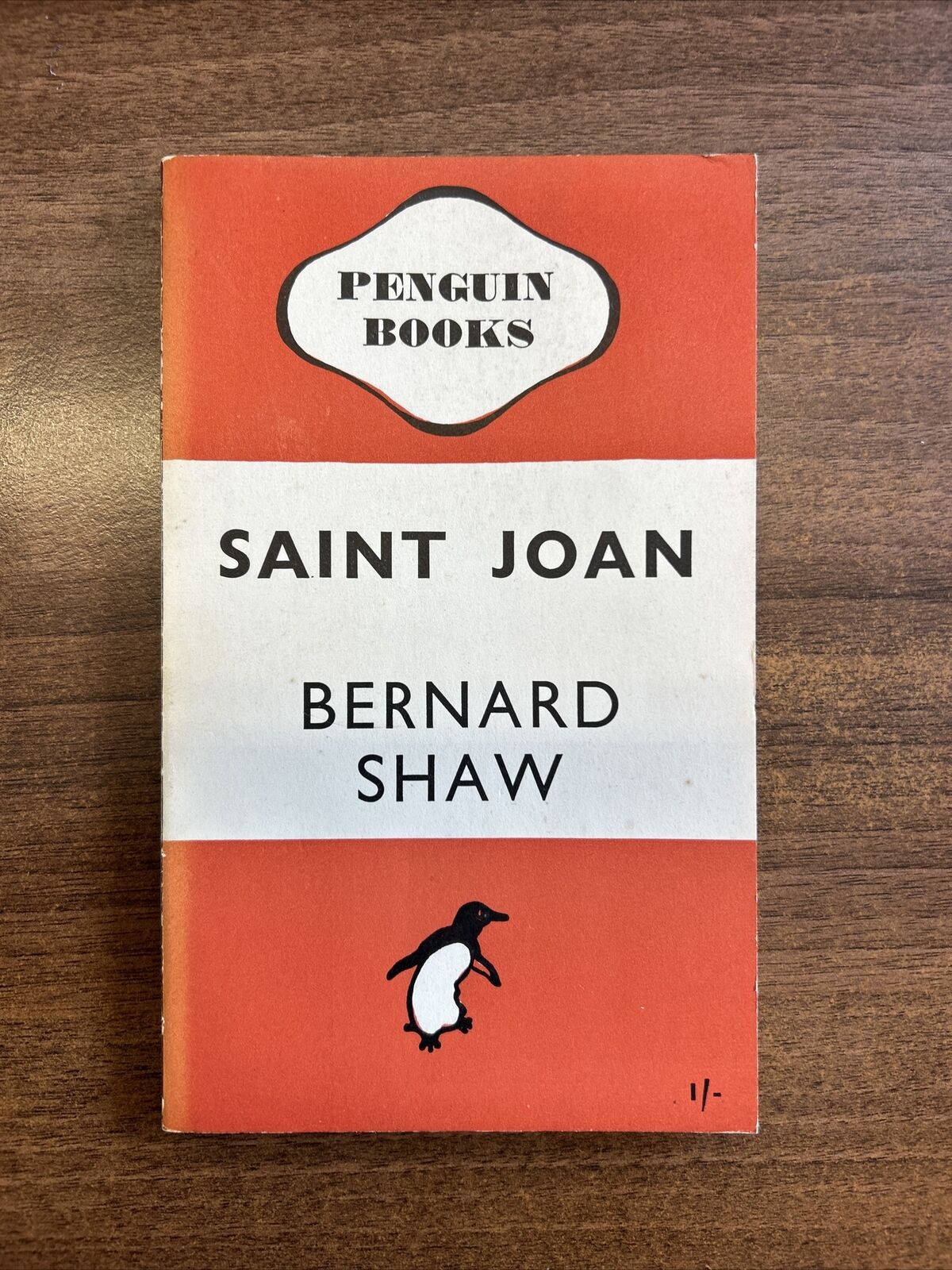 SAINT JOAN By Bernard Shaw - Penguin Books No 565 1946