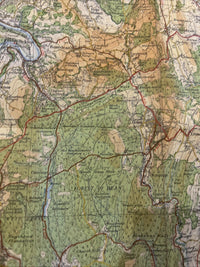 WYE VALLEY And LOWER SEVERN ORDNANCE SURVEY TOURIST MAP 1961 Gloucester Chepstow