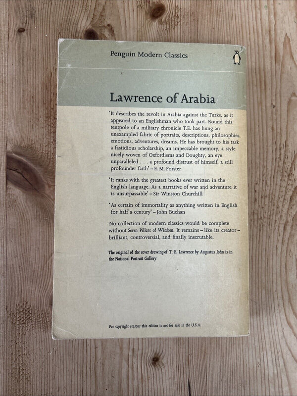 SEVEN PILLARS OF WISDOM Lawrence Of Arabia 1964 PENGUIN Modern Classics No 1696