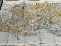 ENGLAND SOUTH 1945 Ordnance Survey Paper Sheet 11 Quarter In Map Fourth Edition