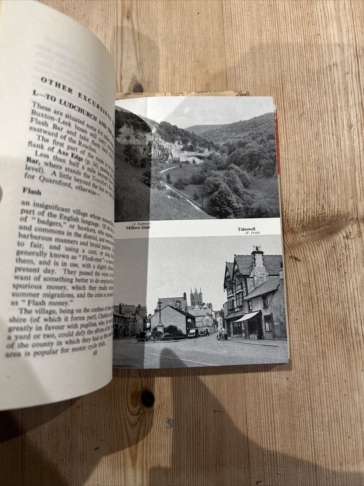 BUXTON PEAK DOVEDALE Bakewell Ward Locks Red Guide Hardback Dust Jacket Maps