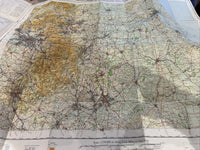 NORTH MIDLANDS & YORKSHIRE 1960 Paper Ordnance Survey Quarter Inch Map Sheet 11