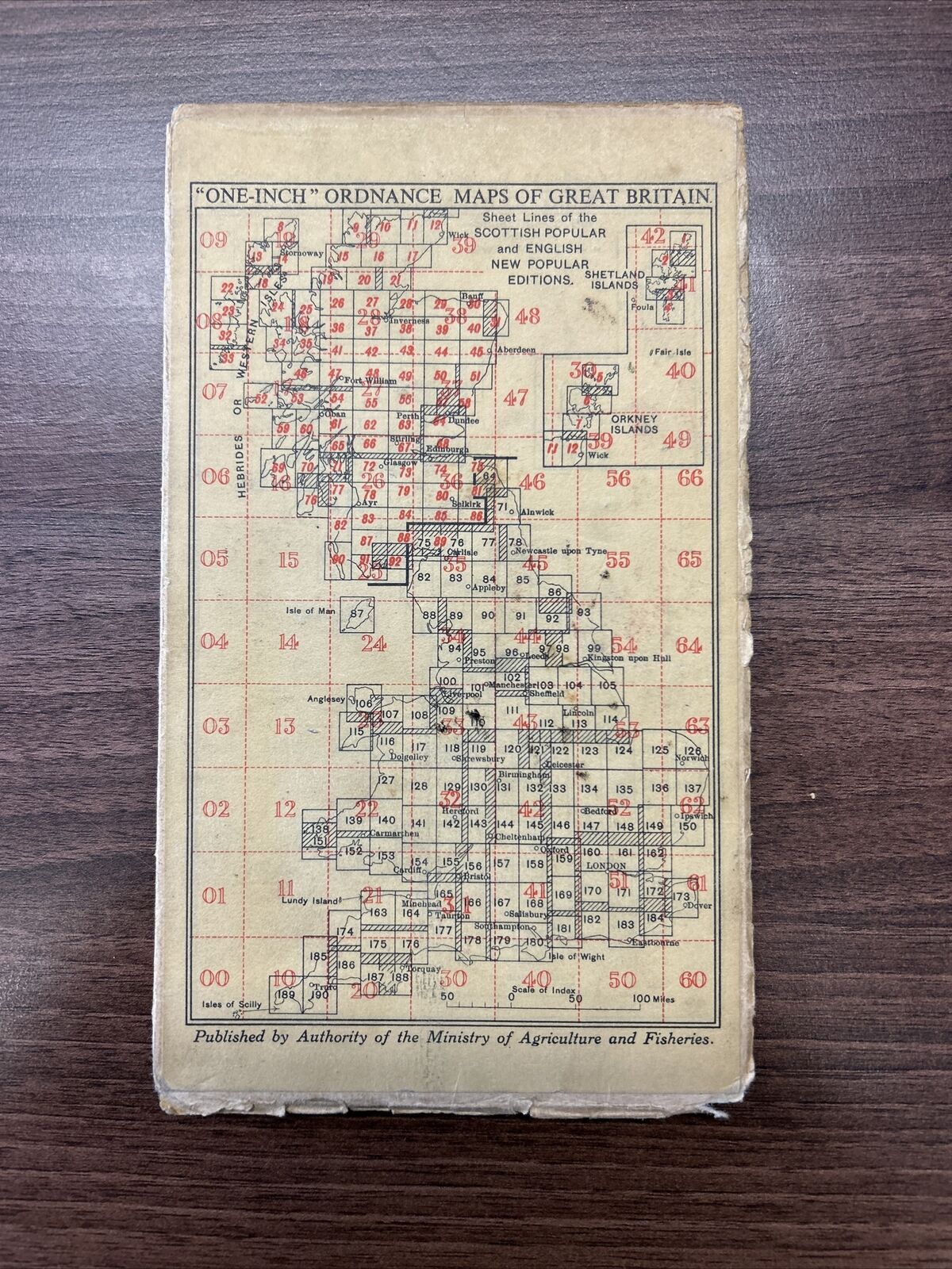 EASTBOURNE Ordnance Survey Cloth One Inch Map 1940 Sixth Edition Sheet 183