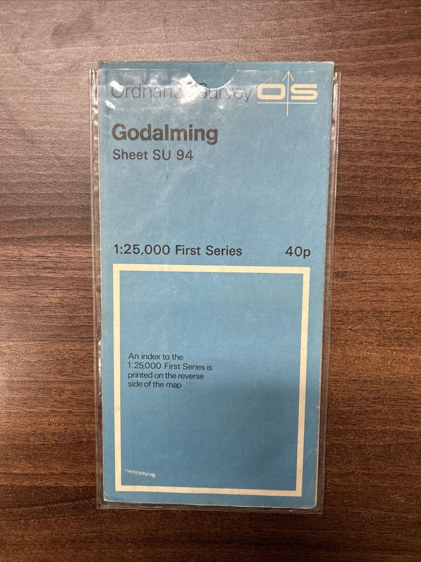 GODALMING Ordnance Survey Sheet SU94 Map 1:25,000 First Series 1961 Puttenham