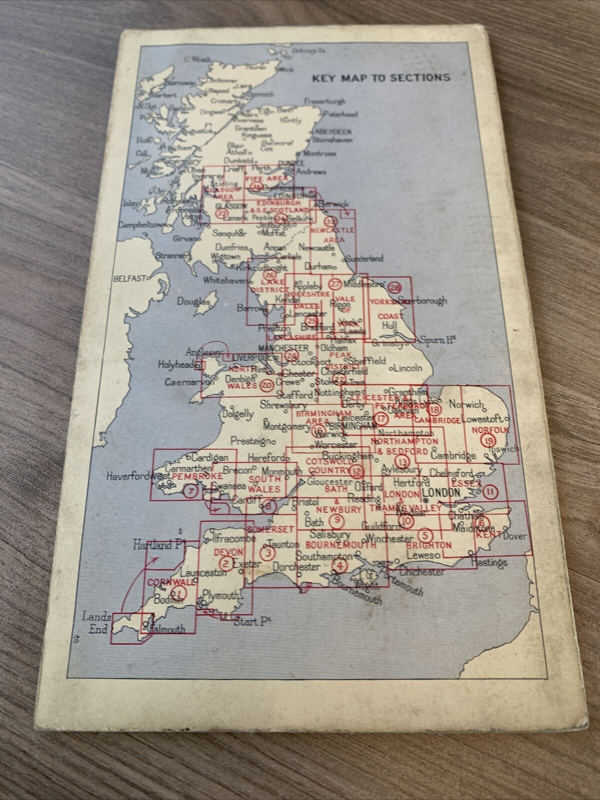 Johnstons New 2 Miles To 1 Inch Map - Yorkshire Dales Circa 1954 Barnard Castle