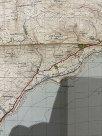 HELMSDALE Ordnance Survey One Inch Sheet 17 Popular Edition 1947 Dunbeath