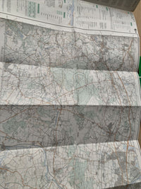 Maidstone - Ordnance Survey Sheet TQ 65/75 1:25000 2nd Series Kent Medway