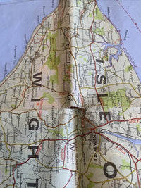 New Forest & Isle Of Wight - Bartholomews National Map Series No 5 - 1975