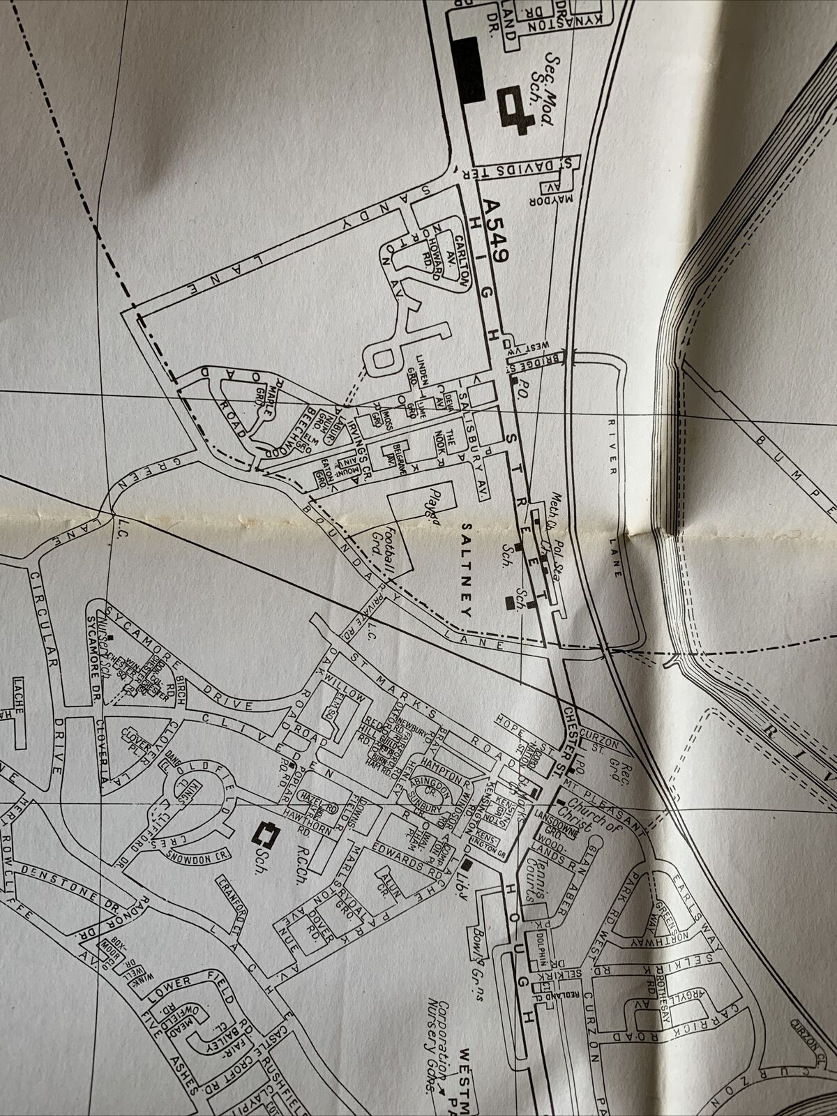 Chester Map - Geographia Circa 1970?