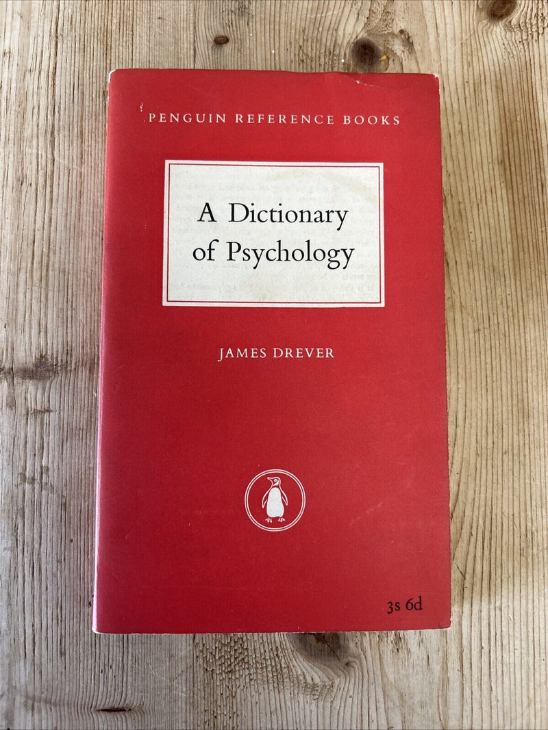 A PENGUIN DICTIONARY OF PSYCHOLOGY R5 1956 Penguin Reference Books Red Cover