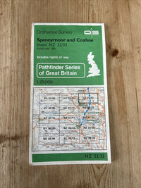SPENNYMOOR & COXHOE Pathfinder Ordnance Survey NZ23/33 1:25,000 1984 Trimdon