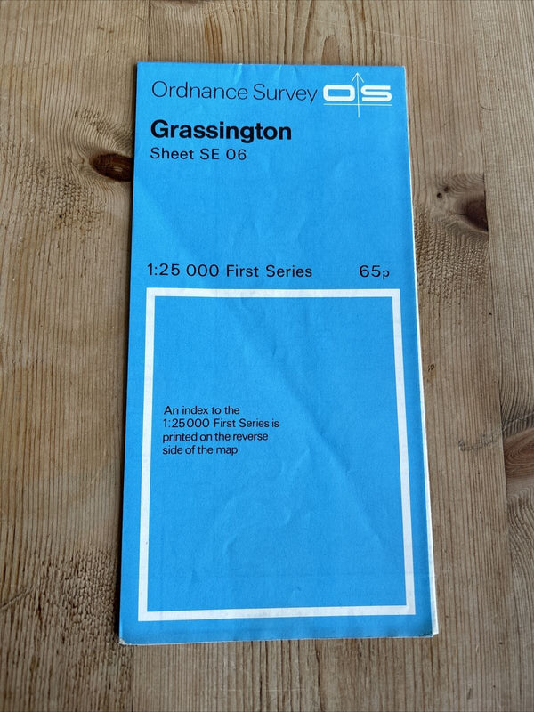 GRASSINGTON Burnsall Ordnance Survey 1:25000 First Series Map SE06 1952 Grimwith