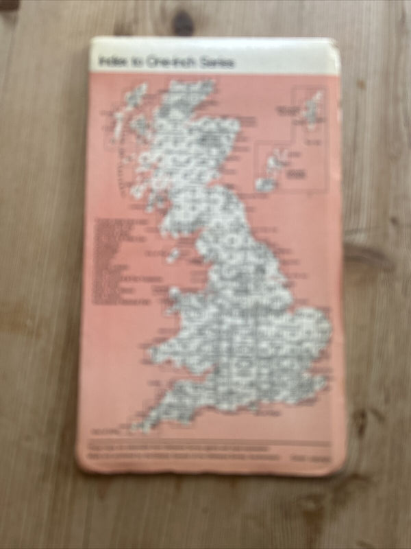 LIVERPOOL Ordnance Survey One Inch Map Sheet 100 Good Condition 1966 Wirral