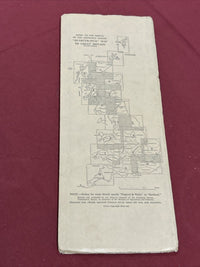 NORTH MIDLANDS & LINCS Ordnance Survey Paper Sht. 6 Quarter Inch Map 4th Ed 1946