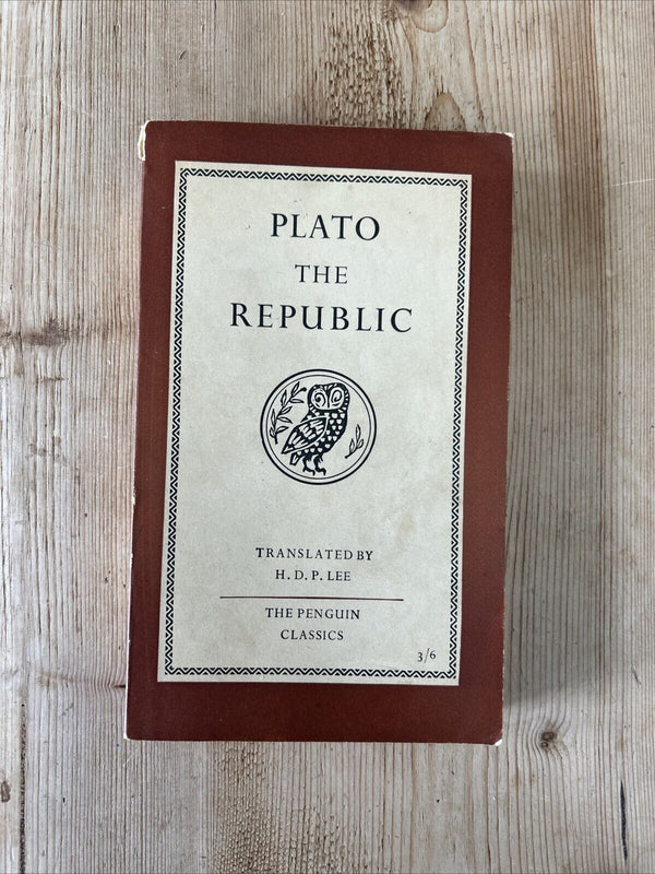 THE REPUBLIC Plato  - Penguin Classics L48 1958