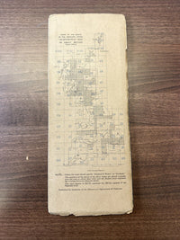 MIDLANDS 1946 Ordnance Survey CLOTH Sheet 8 Quarter Inch Map Fourth Edition