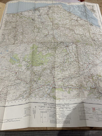 DENBIGH Ordnance Survey Seventh Series Paper One inch 1961 Sheet 108 The Alarm