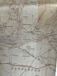 SAPPERTON Ordnance Survey First Series Sheet SO90 1:25,000 1959 Duntisbourne