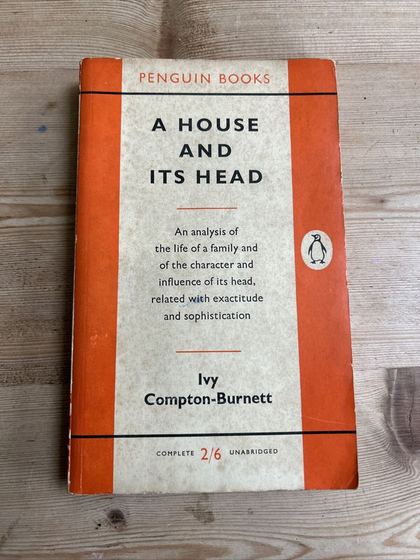 A HOUSE AND ITS HEAD Ivy Compton-Burnett Penguin Paperback 1957 No 1317 First Ed