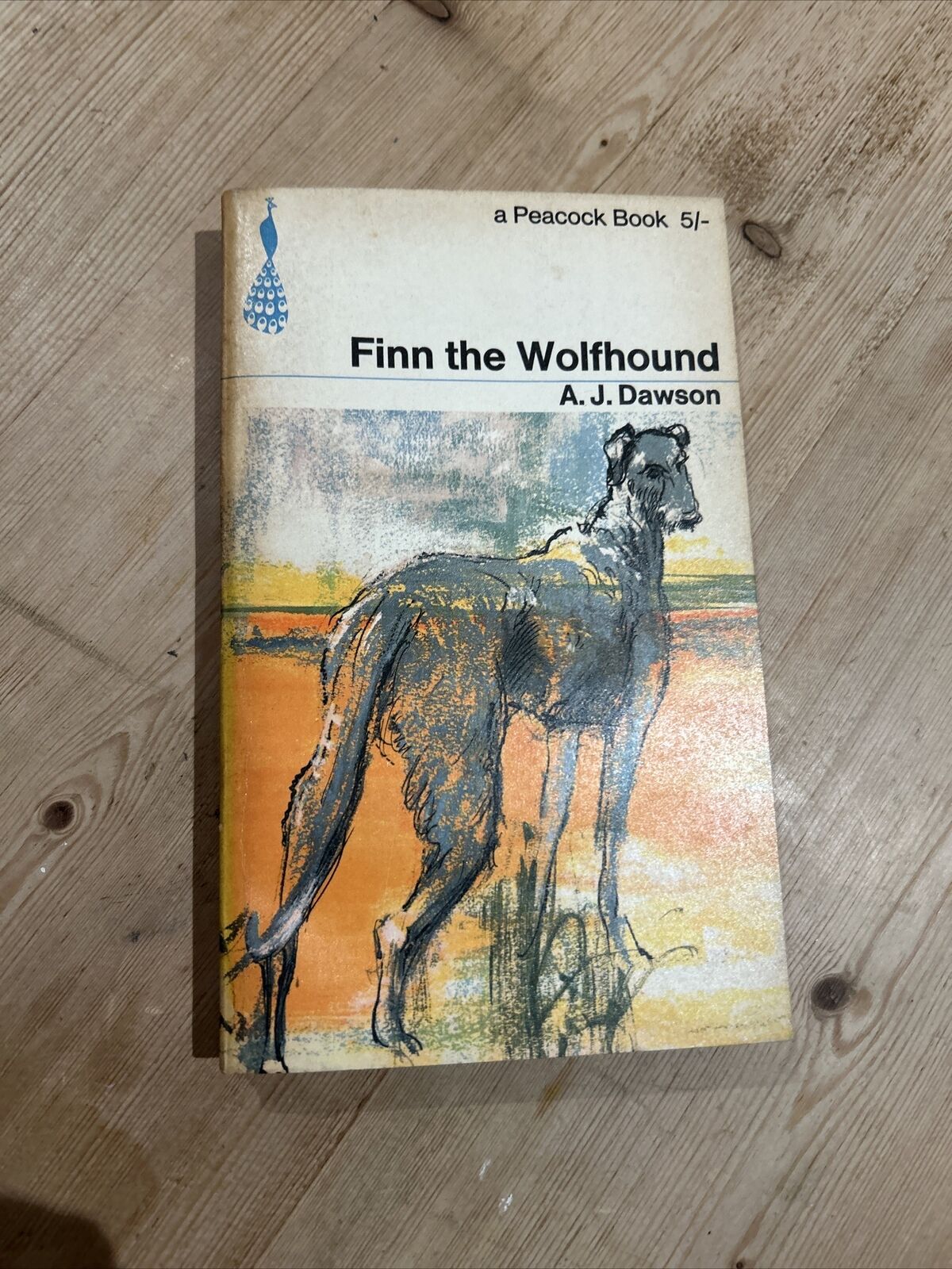 FINN THE WOLFHOUND by A J Dawson paperback Peacock Penguin Books 1964