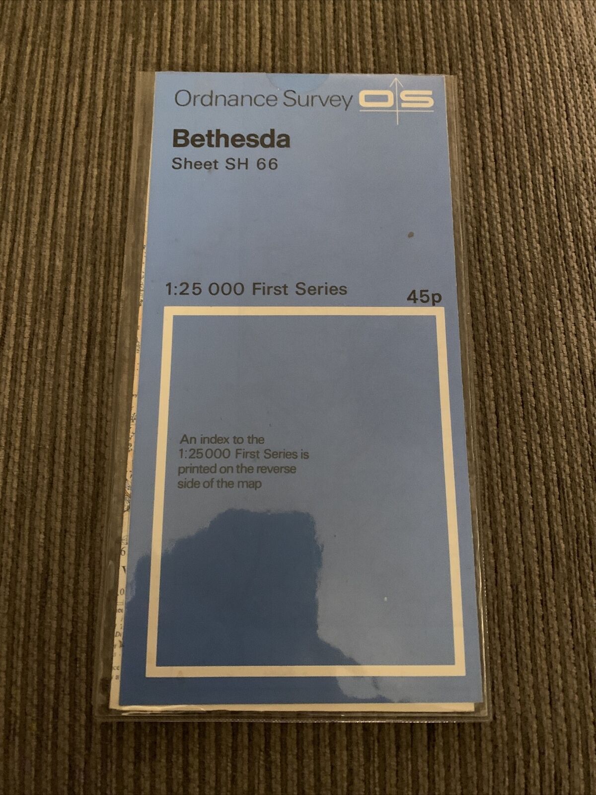 BETHESDA Snowdonia Ordnance Survey 1:25,000 First Series 1953 58R Sheet SH66