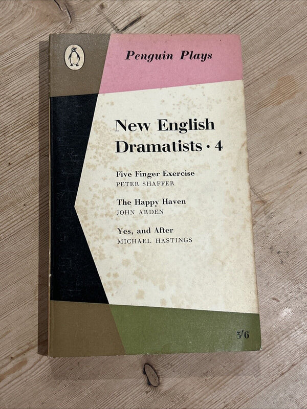 PENGUIN PLAYS NEW ENGLISH DRAMATISTS vol 4  PL40 1962 John Arden Peter Shaffer