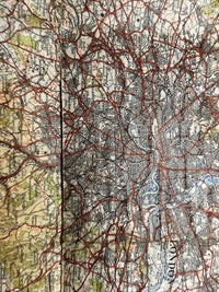 ENGLAND SOUTH EAST & LONDON Ordnance Survey CLOTH Sh. 12 Qu In Map 4th Ed 1935