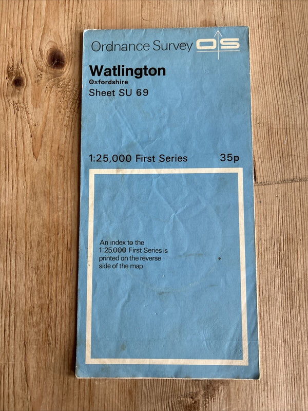 WATLINGTON Ordnance Survey 1:25,000 First Series 1959 Sheet SU69 Stadhampton
