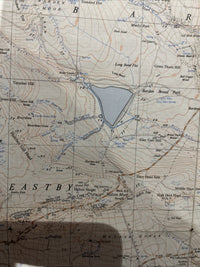 BOLTON ABBEY Ordnance Survey Sheet SE05 Map 1:25000 First Series 1957 Beamsley