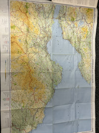 EDINBURGH & THE FORTH - Bartholomew National Map Series Sheet 46 1977 Dunbar