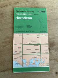 HORNDEAN Pathfinder 1285 Ordnance Survey 1:25,000 1991 South Harting