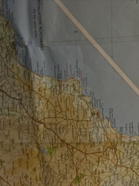 CORNWALL - Bartholomew National Map Series No 1 - 1975 Falmouth Dizzard Point