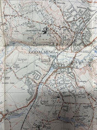 GODALMING Ordnance Survey Sheet SU94 Map 1:25,000 First Series 1961 Puttenham