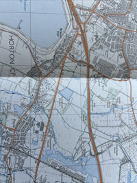 STAINES HEATHROW AIRPORT RICHMOND Pathfinder 1174 Ordnance Survey 1:25000 1984