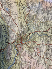 FIRTH OF TAY Bartholomew - Half Inch Map 1967 No 49 Perth Dundee Cupar Dunkeld