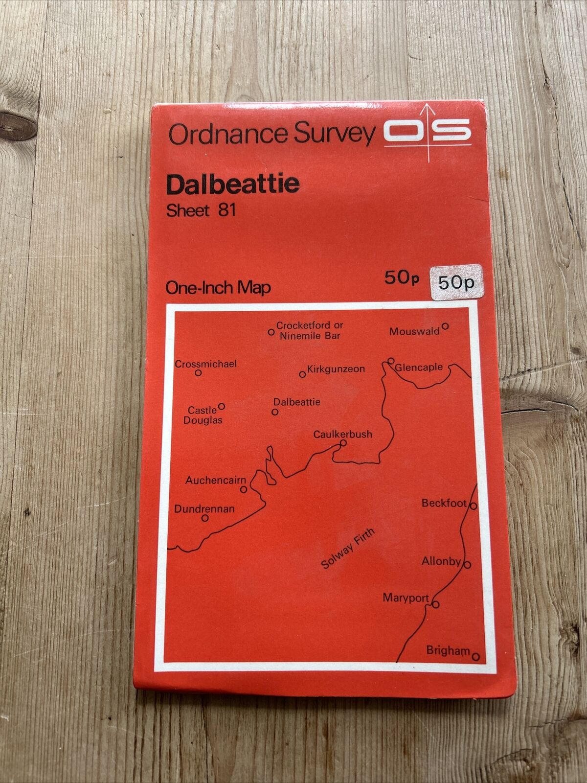 DALBEATTIE Ordnance Survey One Inch Sheet 81 Good Condition 1963 Maryport