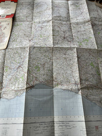 TAUNTON & LYME REGIS Ordnance Survey Seventh Series Paper 1 inch 1960 Sheet 177