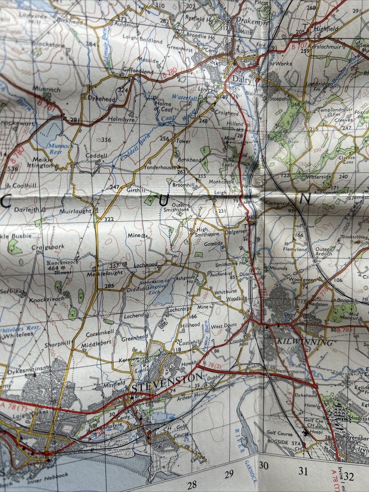 FIRTH OF CLYDE Ordnance Survey Seventh Series CLOTH One inch 1965 Sheet 59 Bute