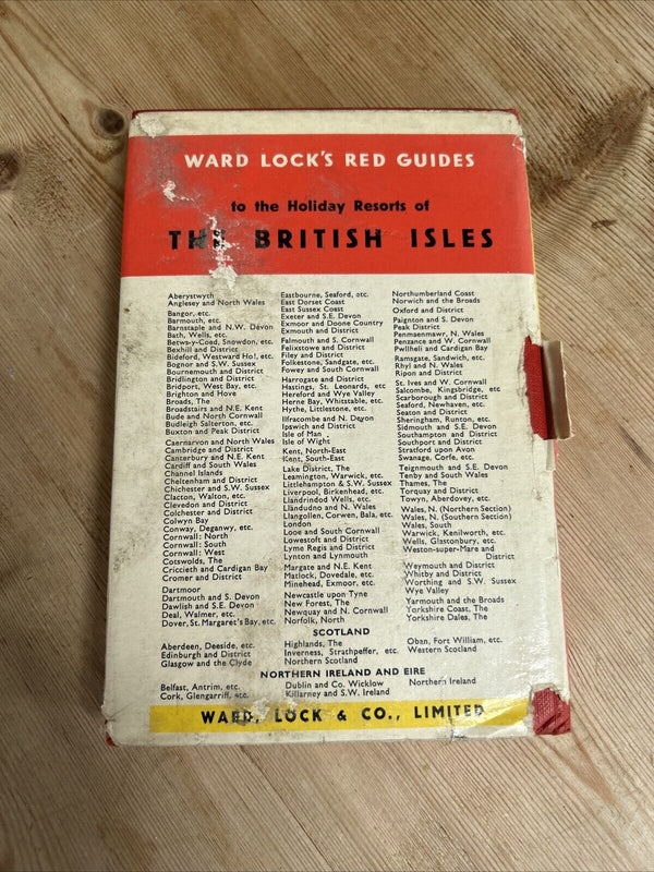 NORTHERN SCOTLAND Aberdeen John O’Groats Ward Locks Red Guide Dust Jacket Maps