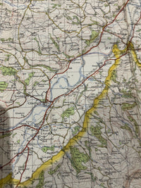 BRECON Ordnance Survey CLOTH Map 1967 Sheet 141 Seventh Series Talgarth