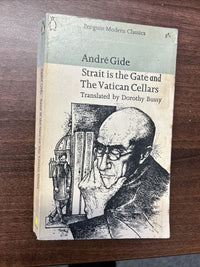 STRAIT IS THE GATE THE VATICAN CELLARS Andre Gide Penguin Modern Classics  1965